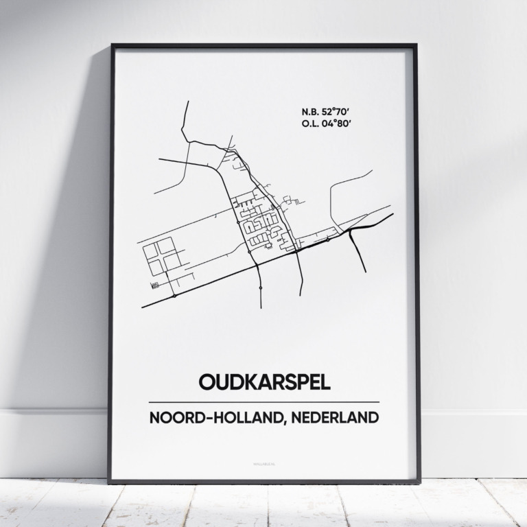 Oudkarspel stad poster
