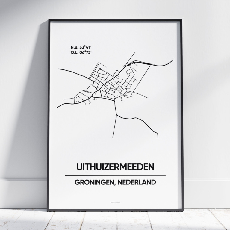 Uithuizermeeden stad poster