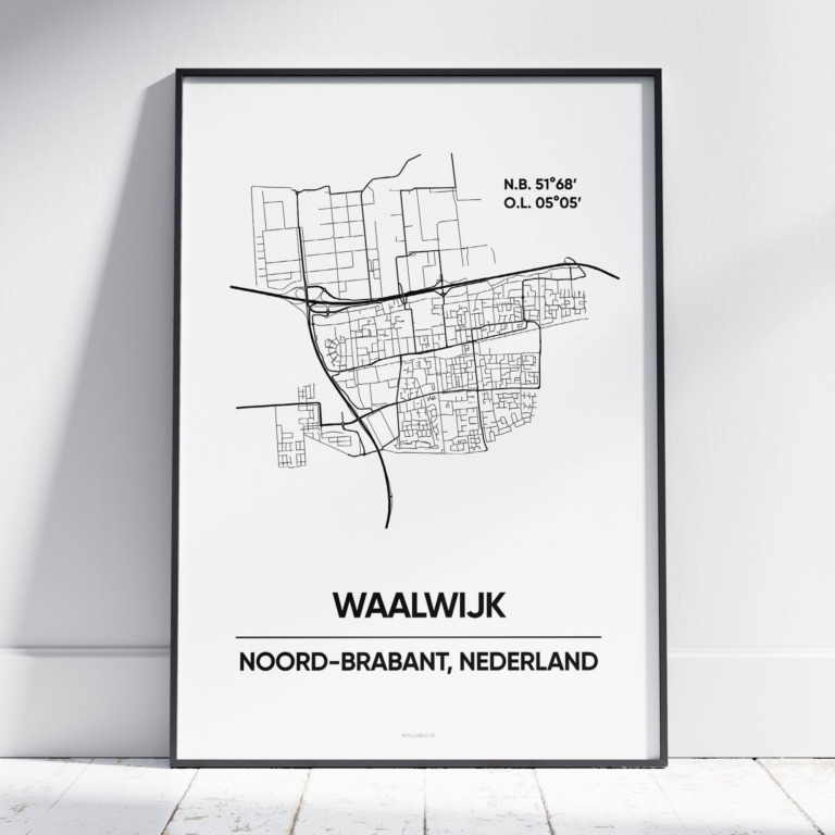 Waalwijk stad poster