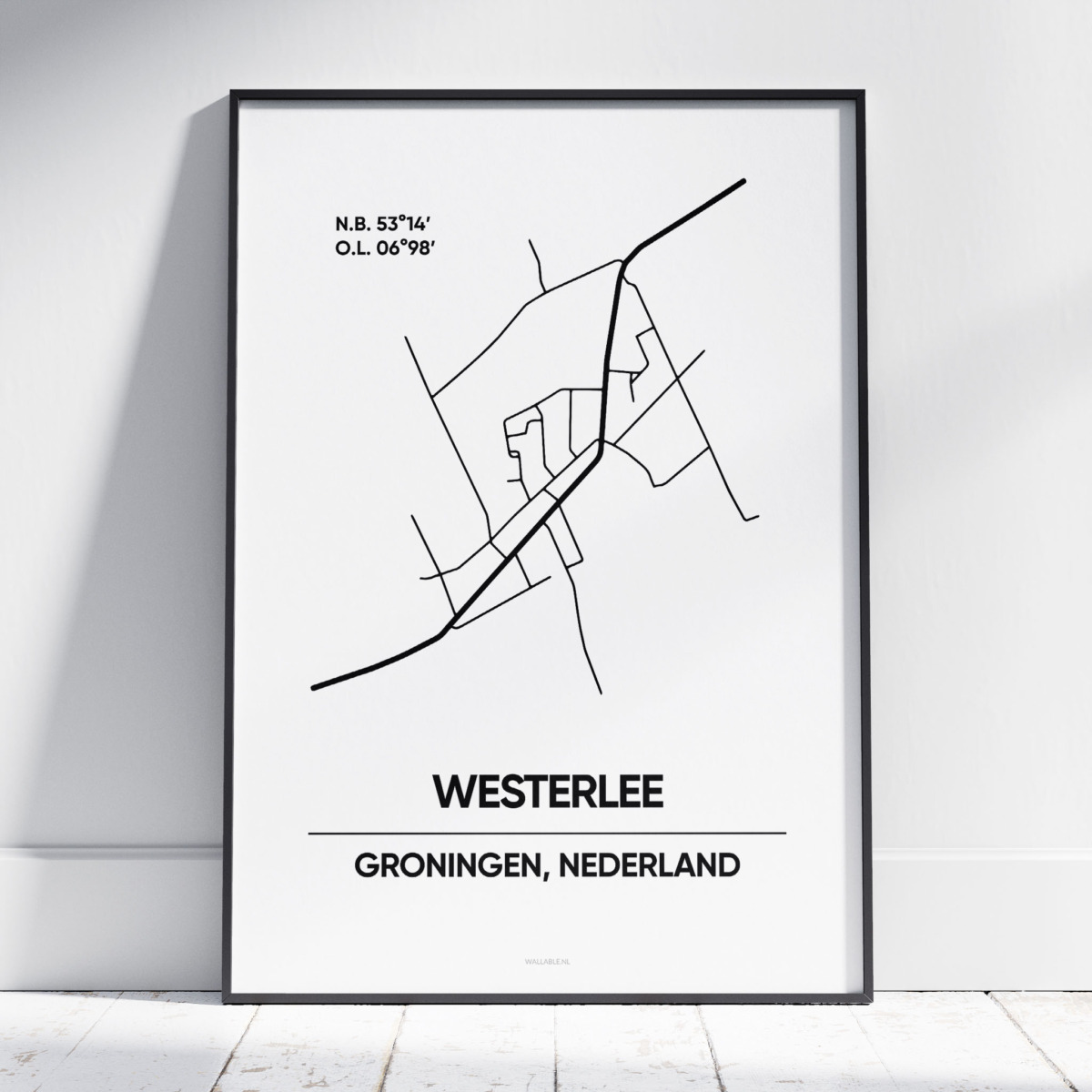 Westerlee stad poster Westerlee stad poster