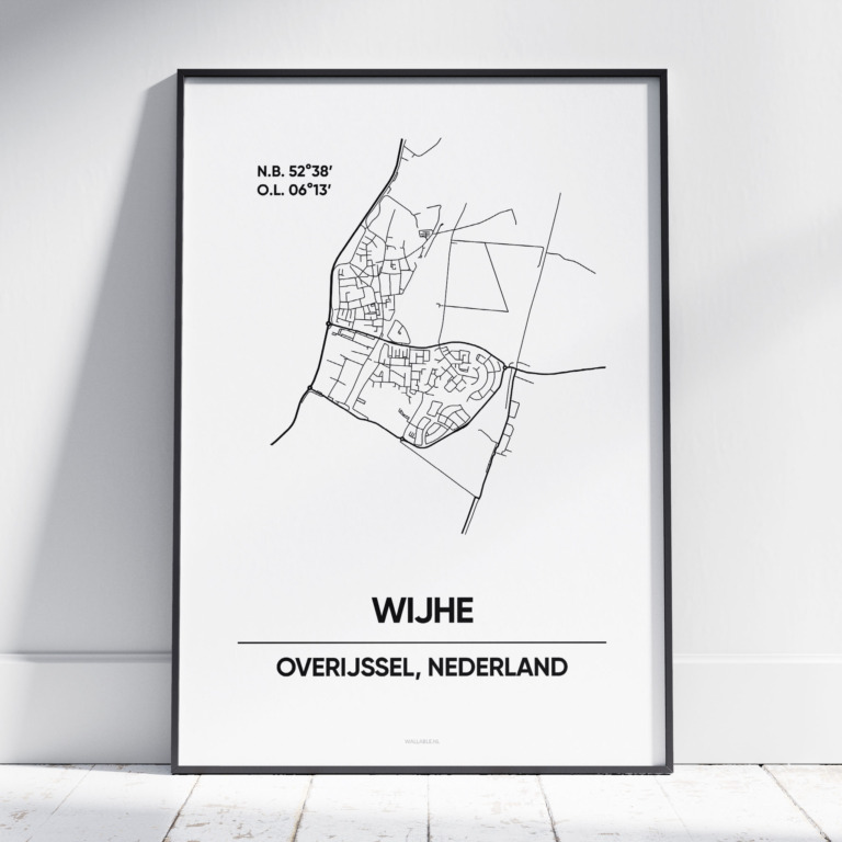 Wijhe stad poster