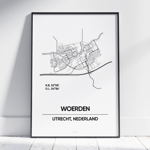 Woerden stad poster