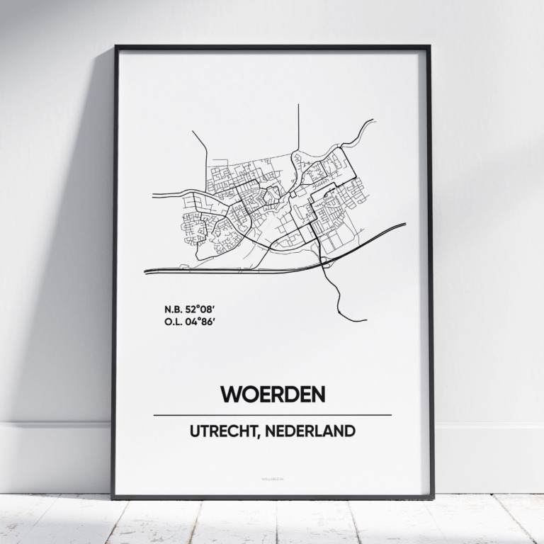 Woerden stad poster
