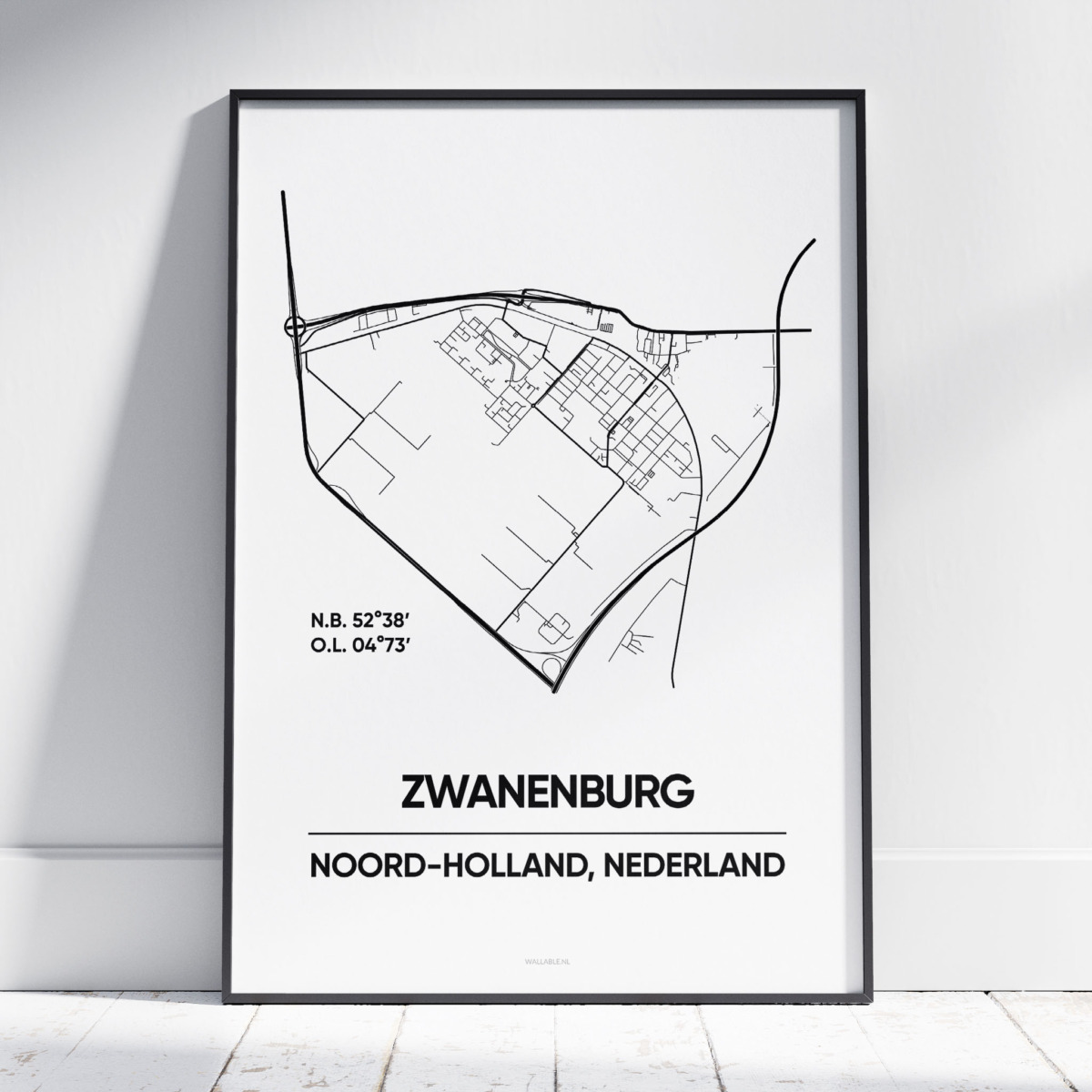 Zwanenburg stad poster