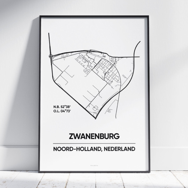 Zwanenburg stad poster