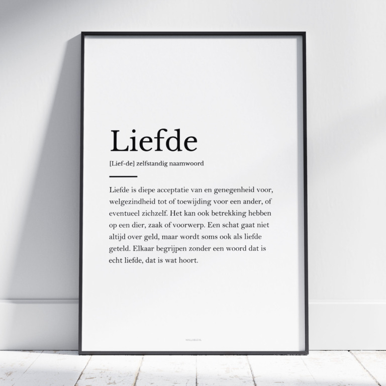 Liefde poster