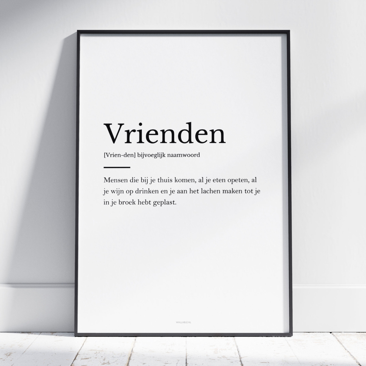 Vrienden poster Vrienden poster