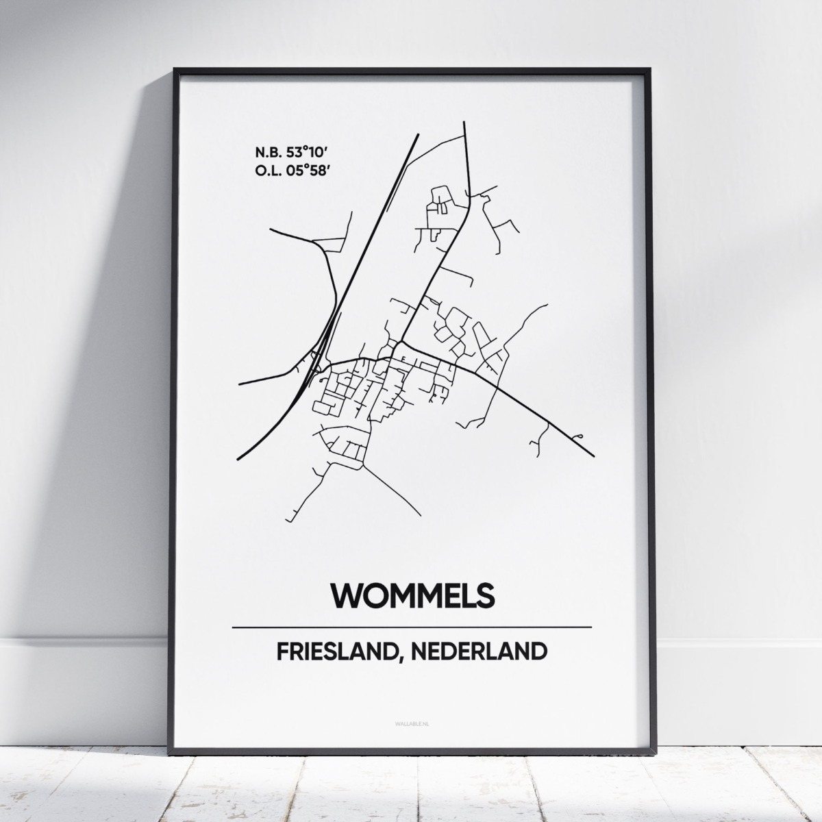 Wommels stad poster Wommels stad poster