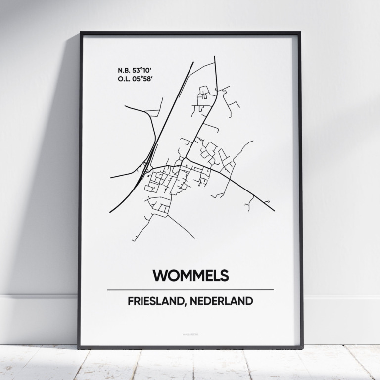 Wommels stad poster