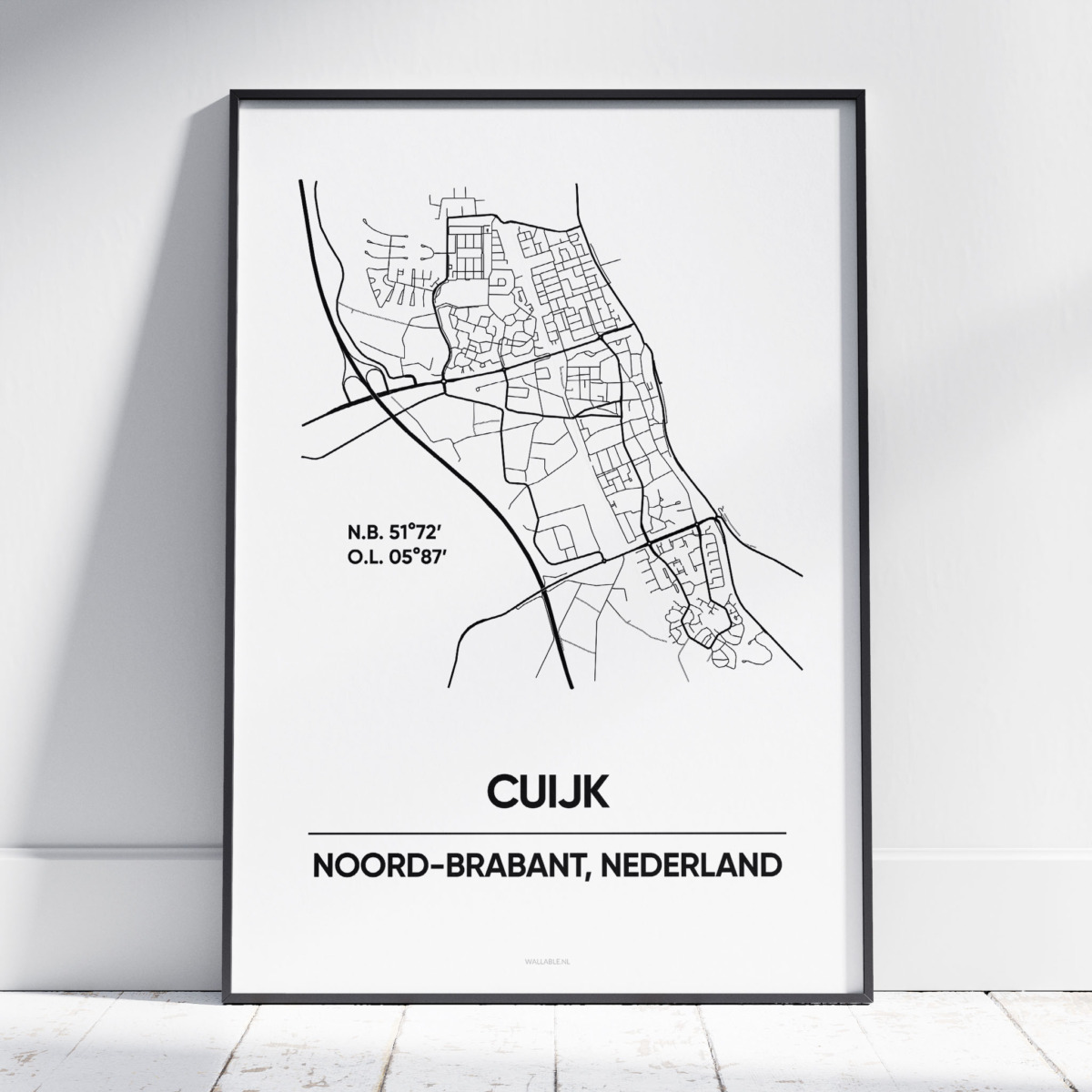 Cuijk stad poster