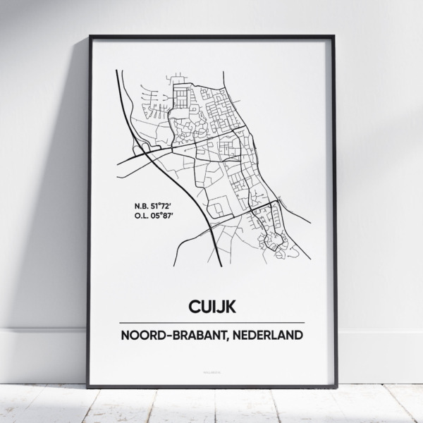 Cuijk stad poster