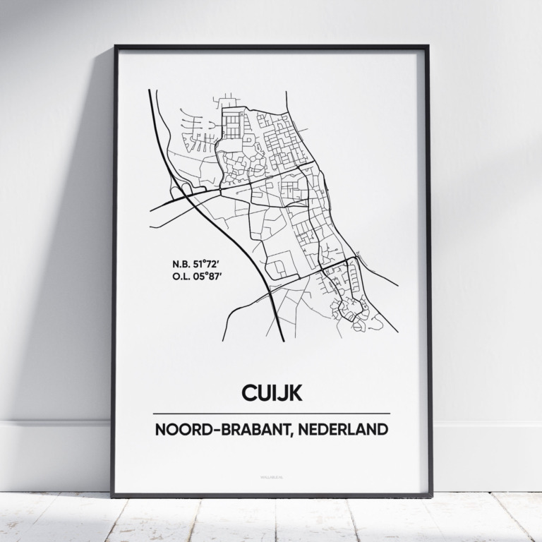 Cuijk stad poster
