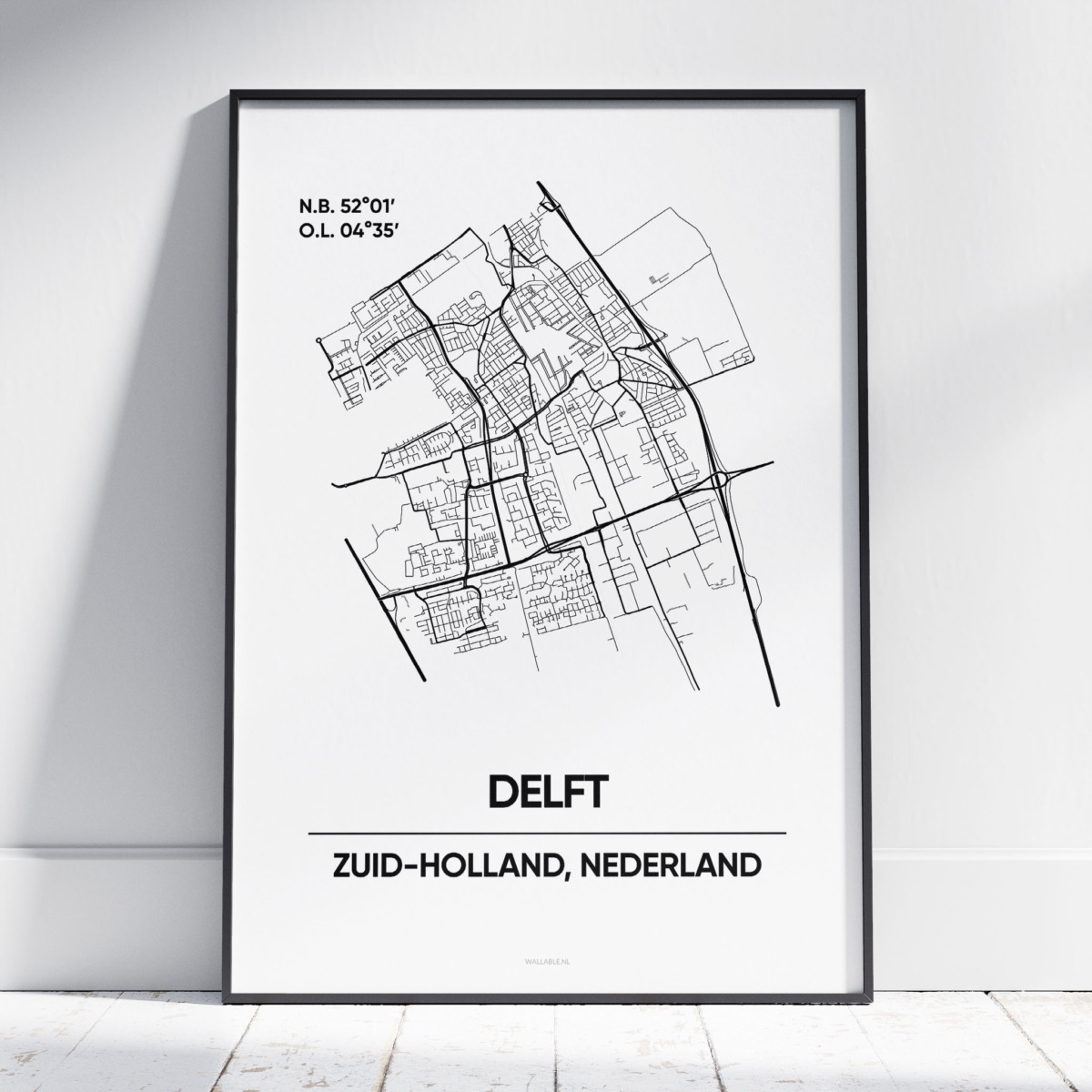 Delft stad poster Delft stad poster