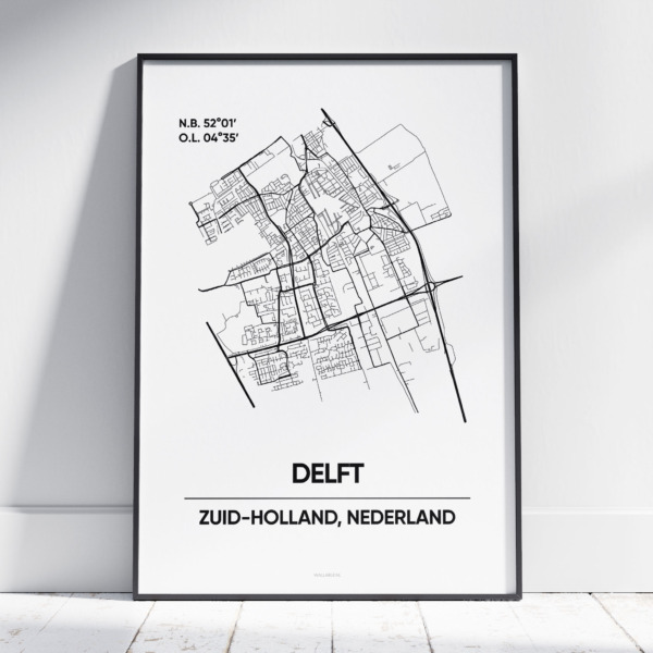 Delft stad poster