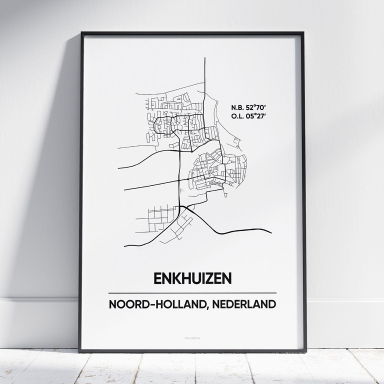 Enkhuizen stad poster