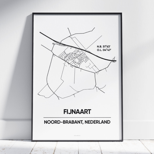 Fijnaart stad poster