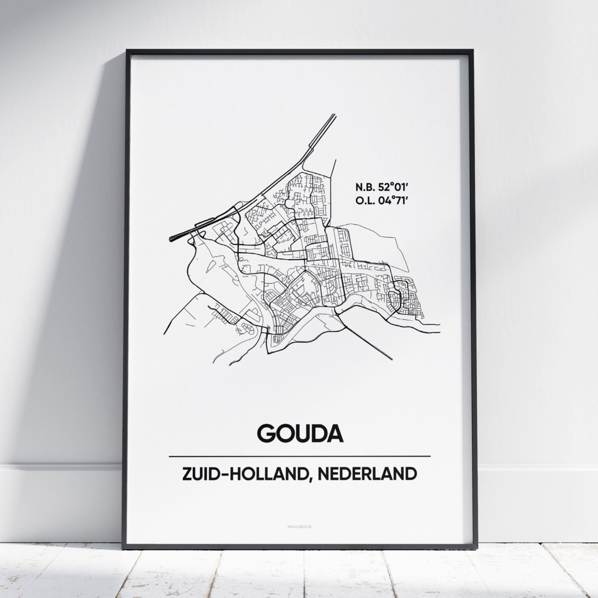 Gouda stad poster Gouda stad poster