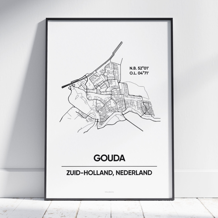 Gouda stad poster