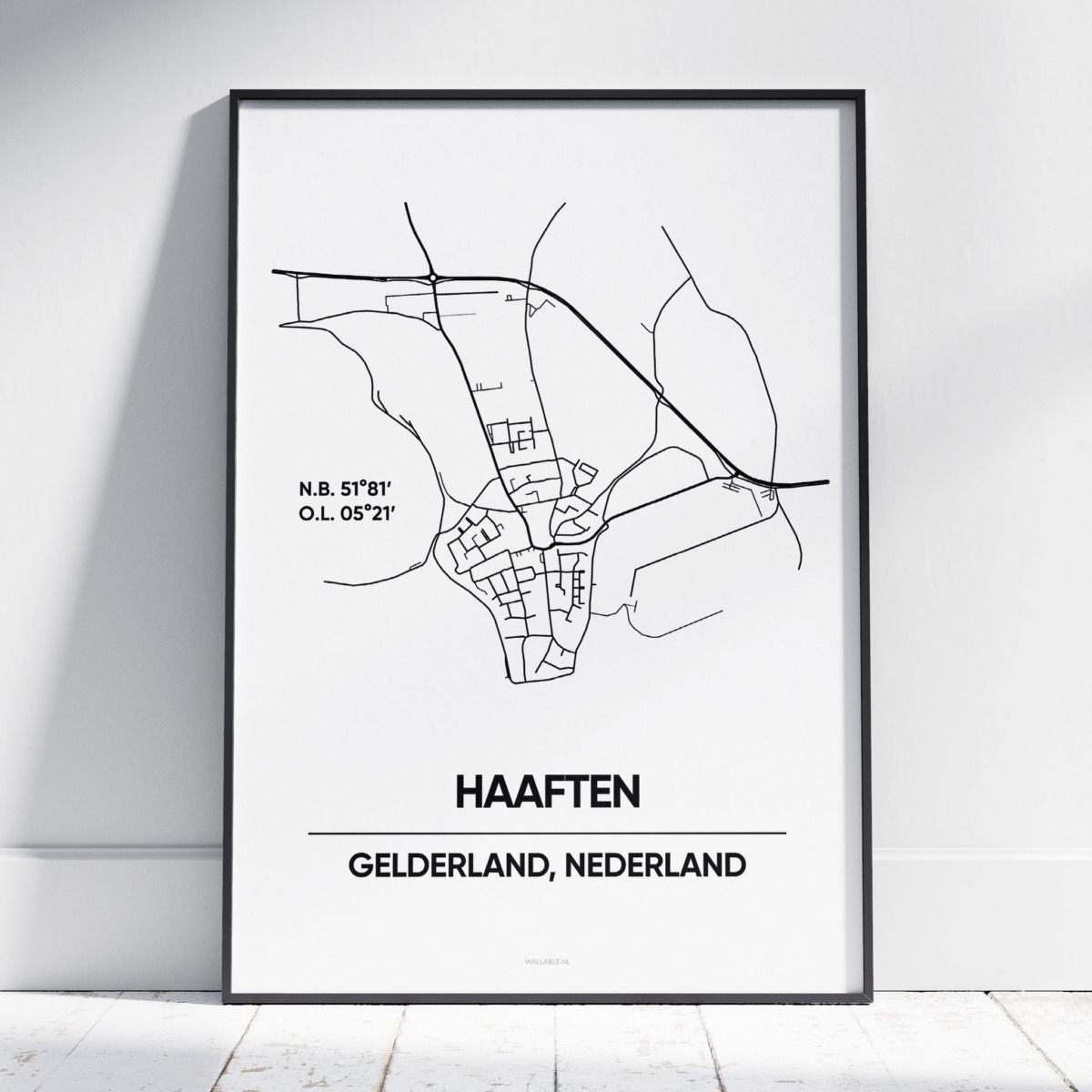 Haaften stad poster