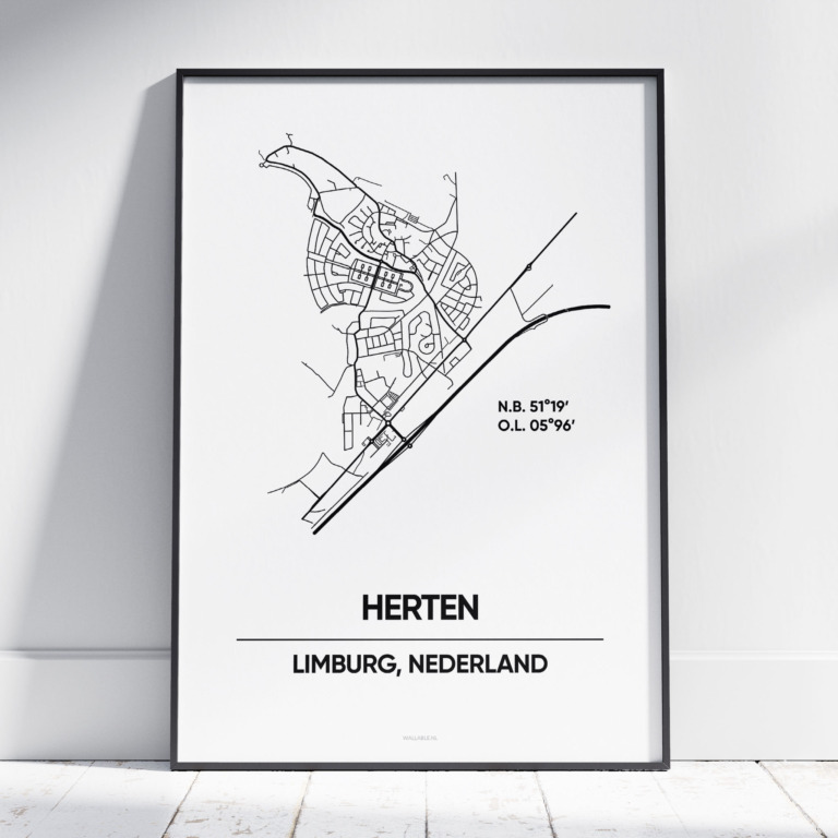 Herten stad poster