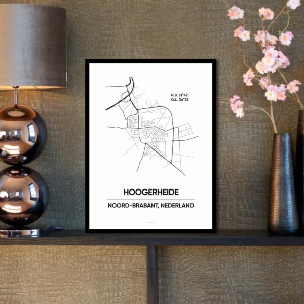 Hoogerheide stad poster