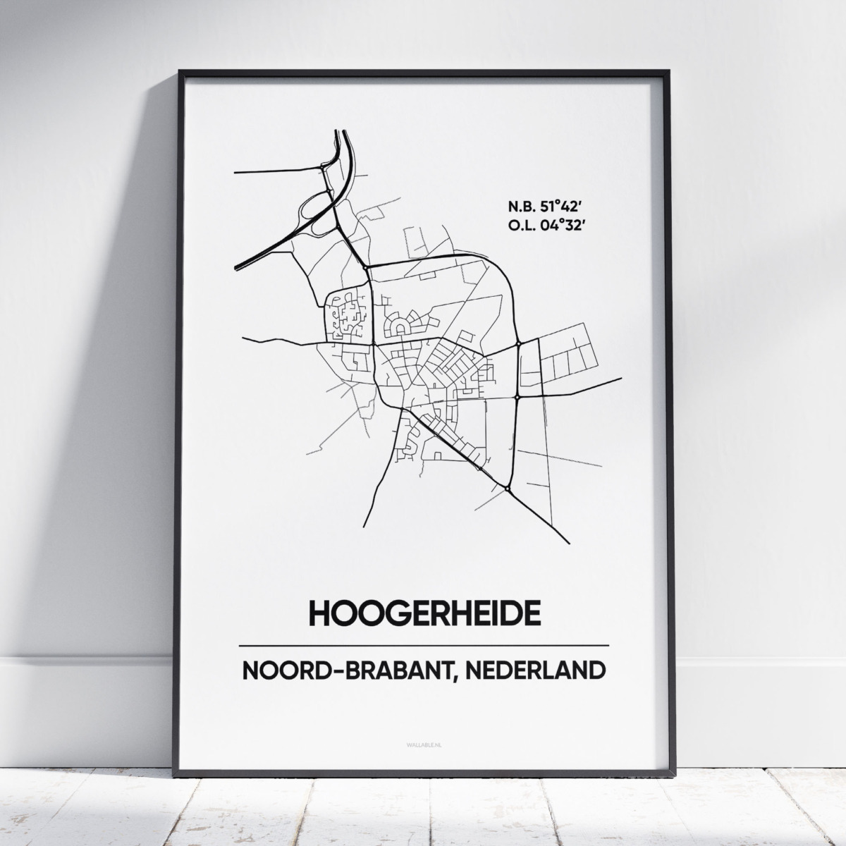 Hoogerheide stad poster
