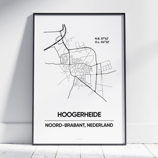 Hoogerheide stad poster