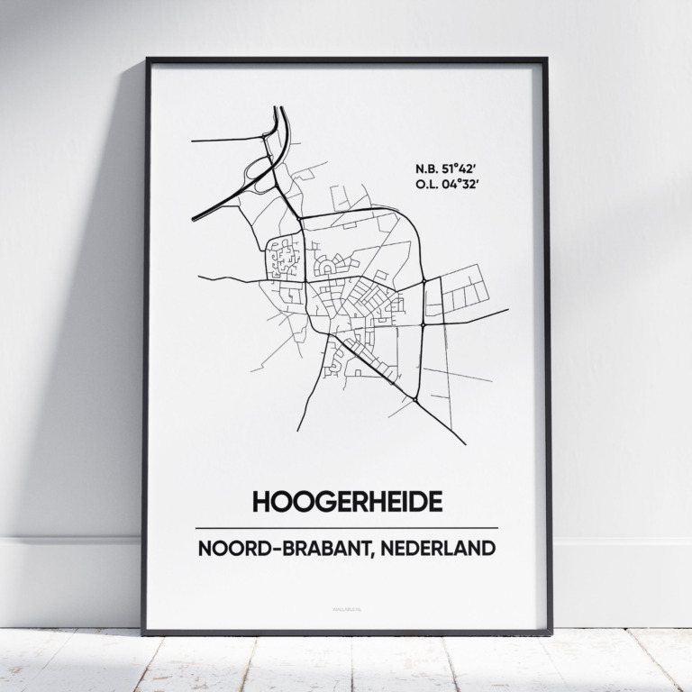 Hoogerheide stad poster