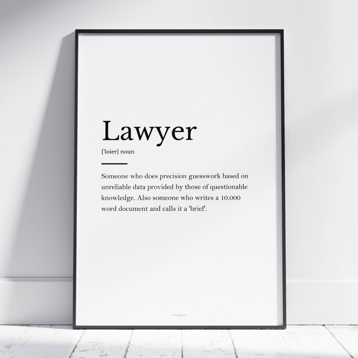 Lawyer poster Lawyer poster