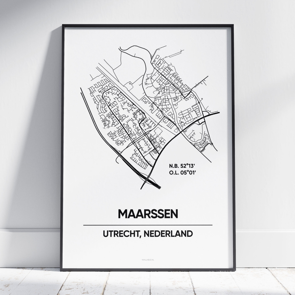 Maarssen stad poster Maarssen stad poster