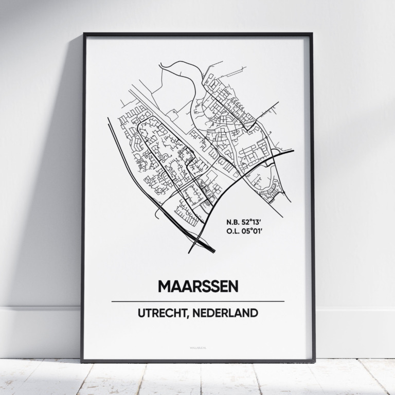 Maarssen stad poster