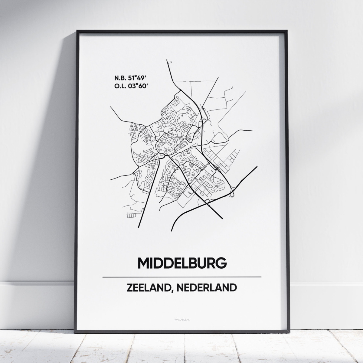 Middelburg stad poster Middelburg stad poster