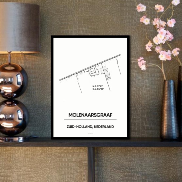 Molenaarsgraaf stad poster