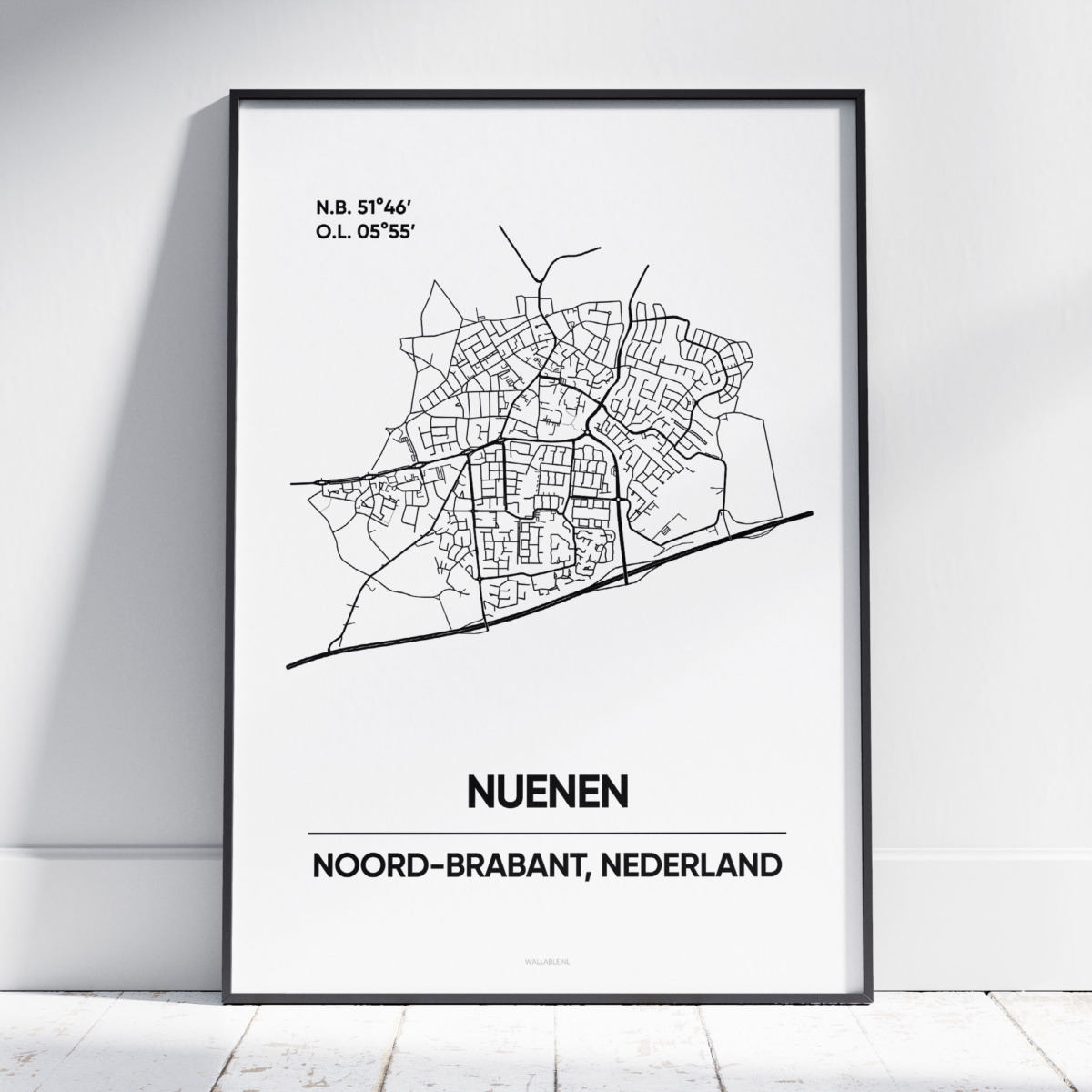 Nuenen stad poster Nuenen stad poster