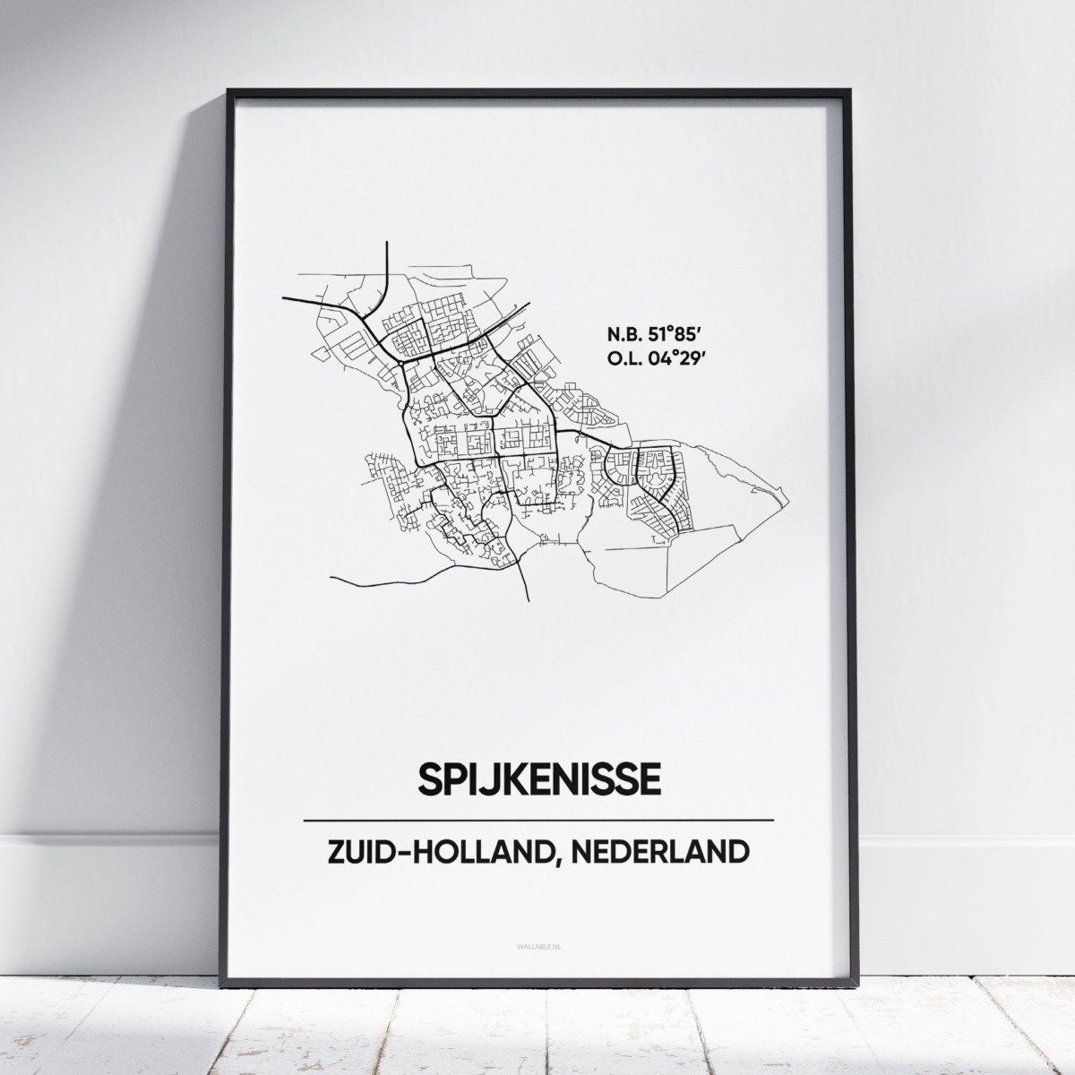 Spijkenisse stad poster