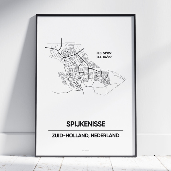 Spijkenisse stad poster