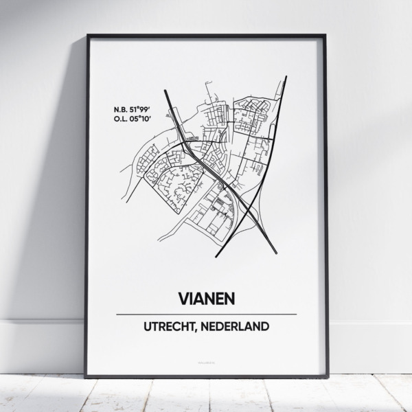 Vianen stad poster