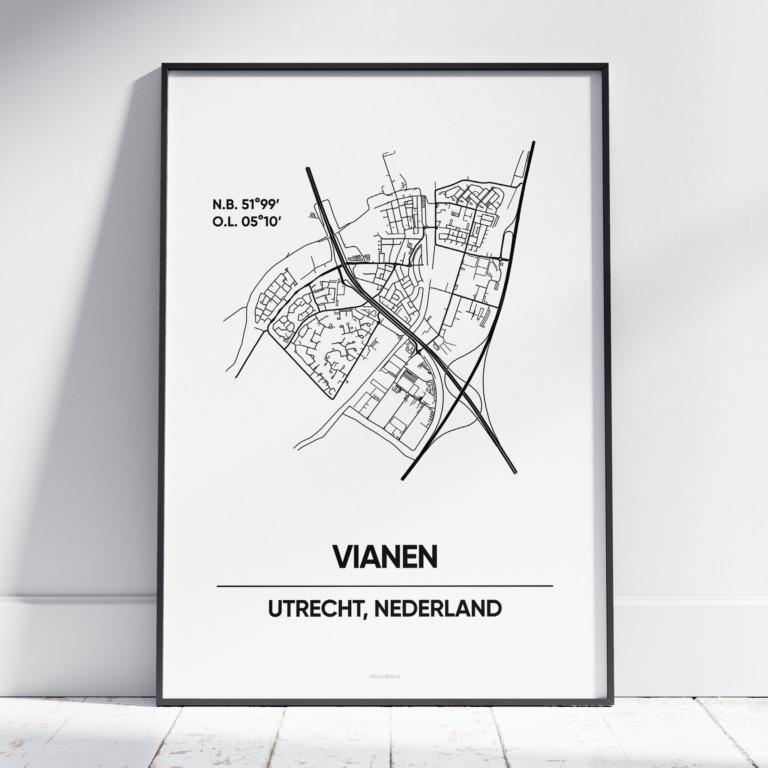 Vianen stad poster