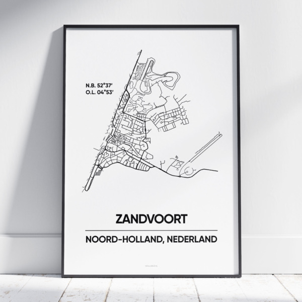Zandvoort stad poster