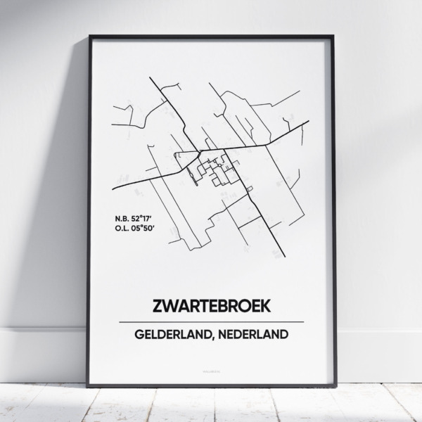 Zwartebroek stad poster