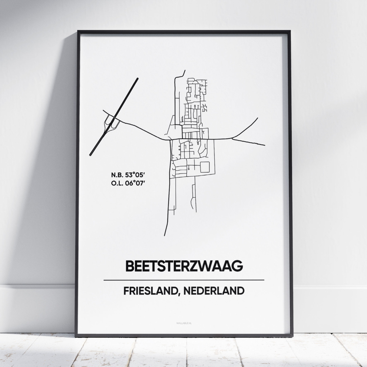 Beetsterzwaag stad poster