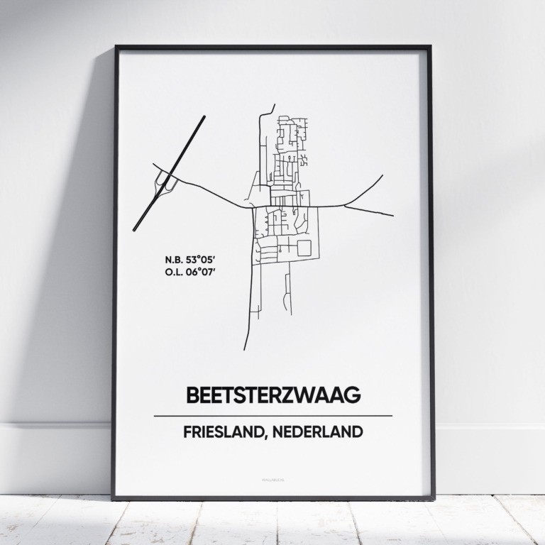 Beetsterzwaag stad poster