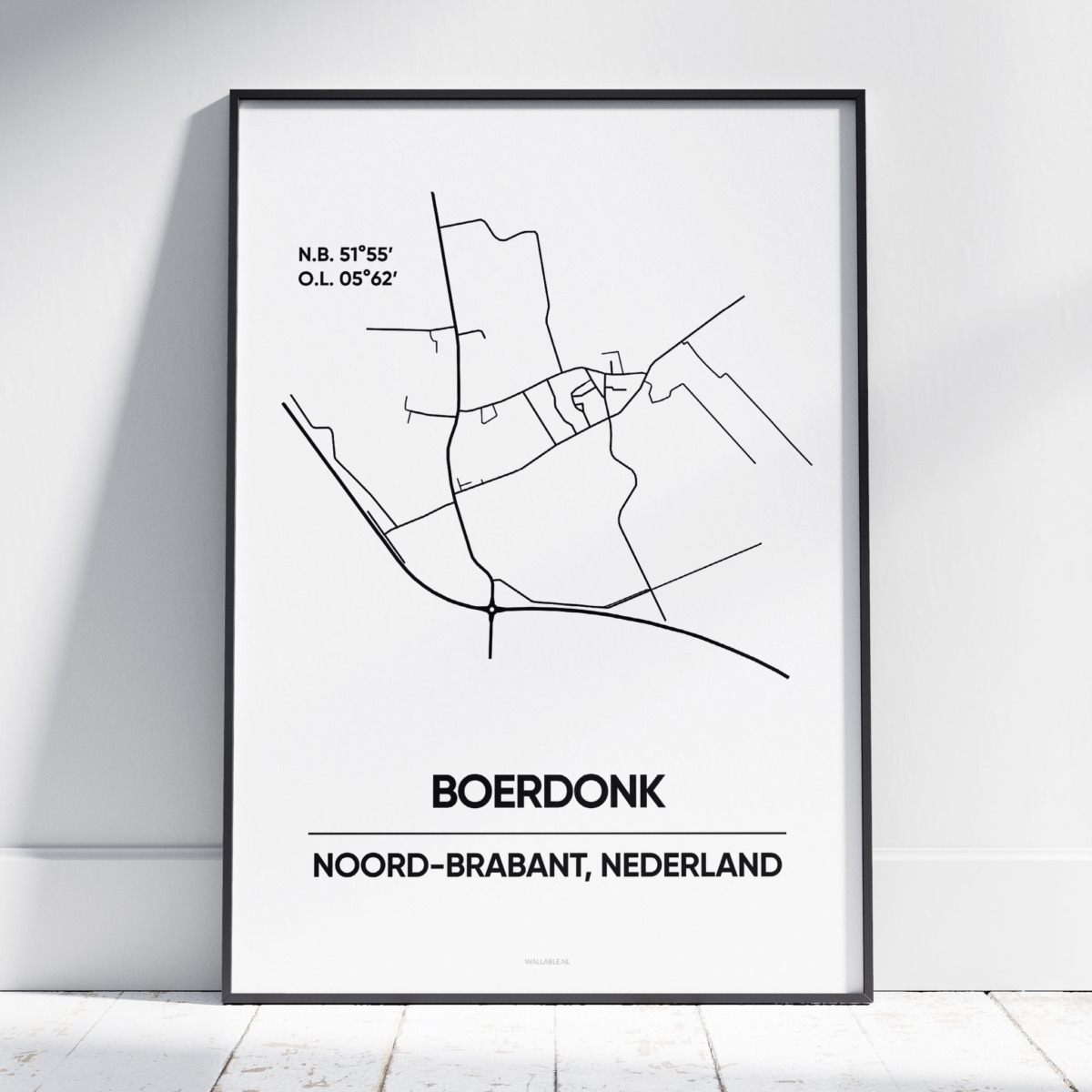 Boerdonk stad poster Boerdonk stad poster