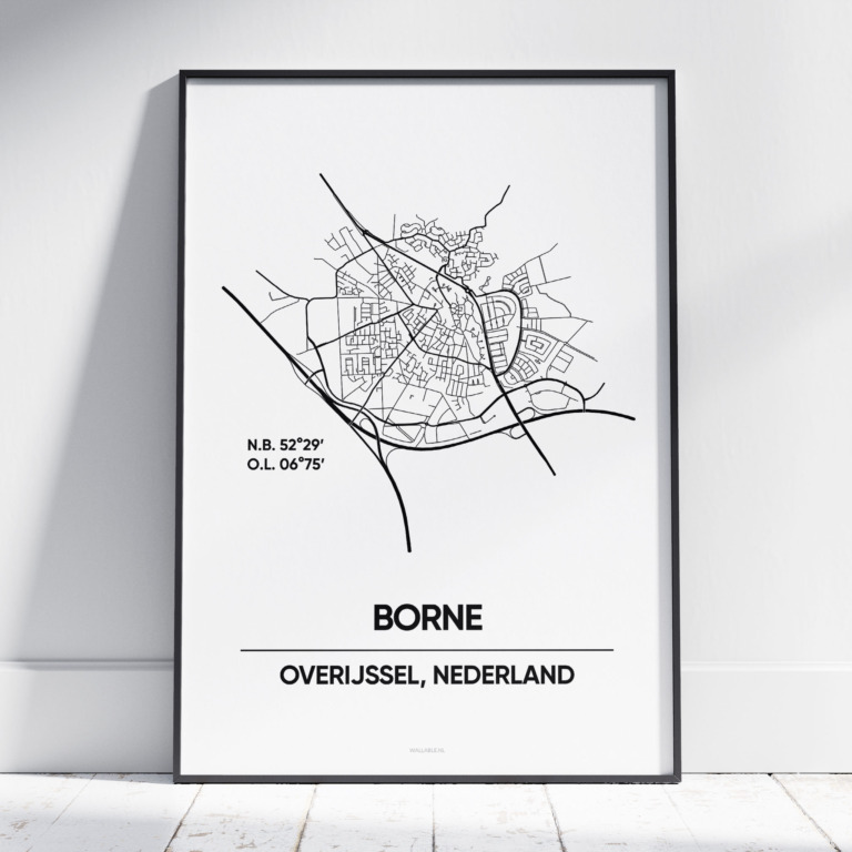 Borne stad poster