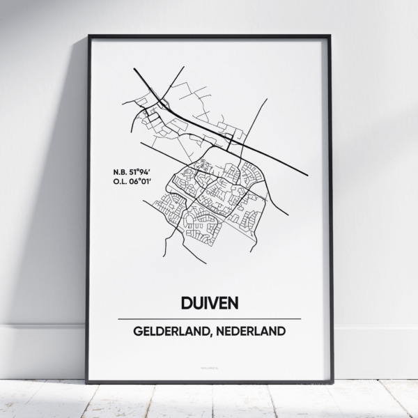 Duiven stad poster