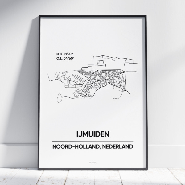 IJmuiden stad poster