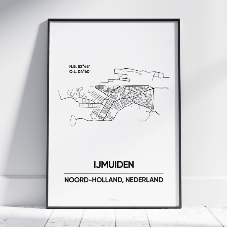 IJmuiden stad poster