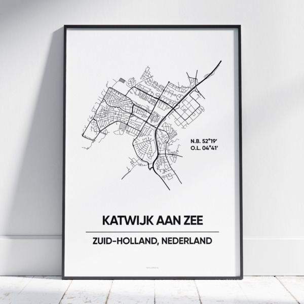 Katwijk aan Zee stad poster