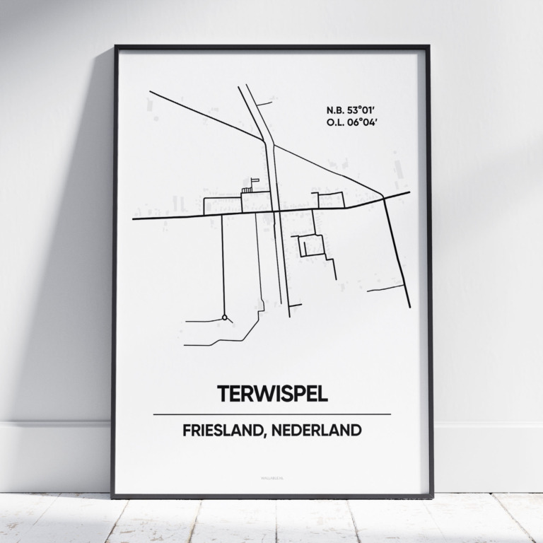 Terwispel stad poster