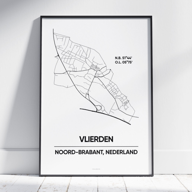 Vlierden stad poster